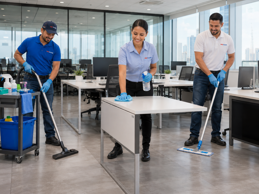 Limpieza de oficinas en Panamá realizada por personal profesional de ProClean
